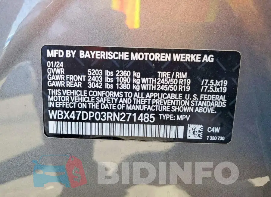 WBX47DP03RN271485 Photo# 14