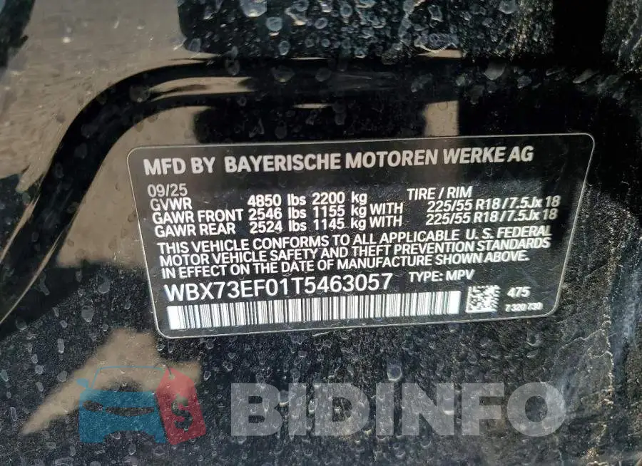 WBX73EF01T5463057 Photo# 13