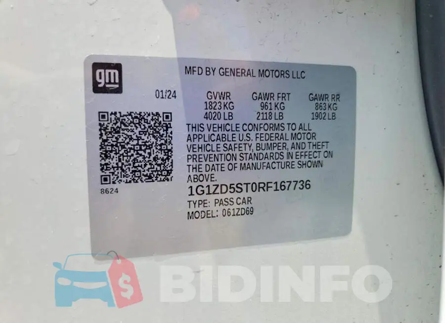 1G1ZD5ST0RF167736 Photo# 12
