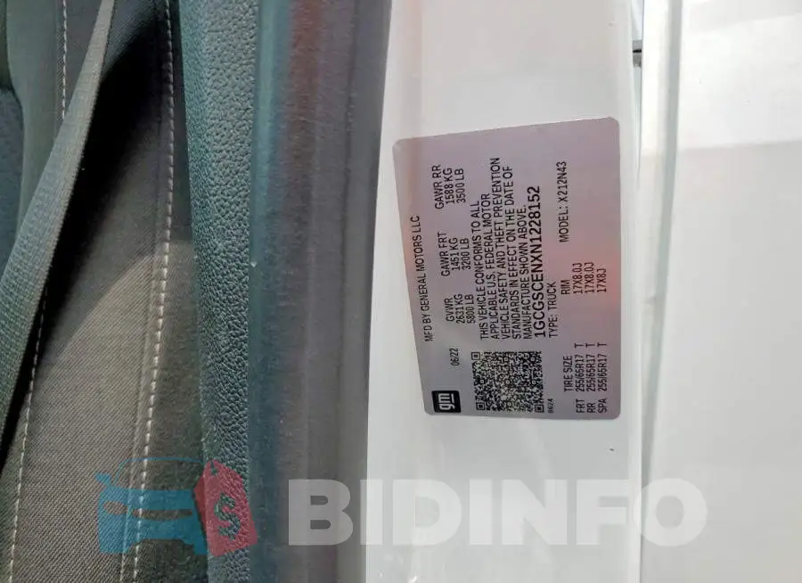 1GCGSCENXN1228152 Photo# 12