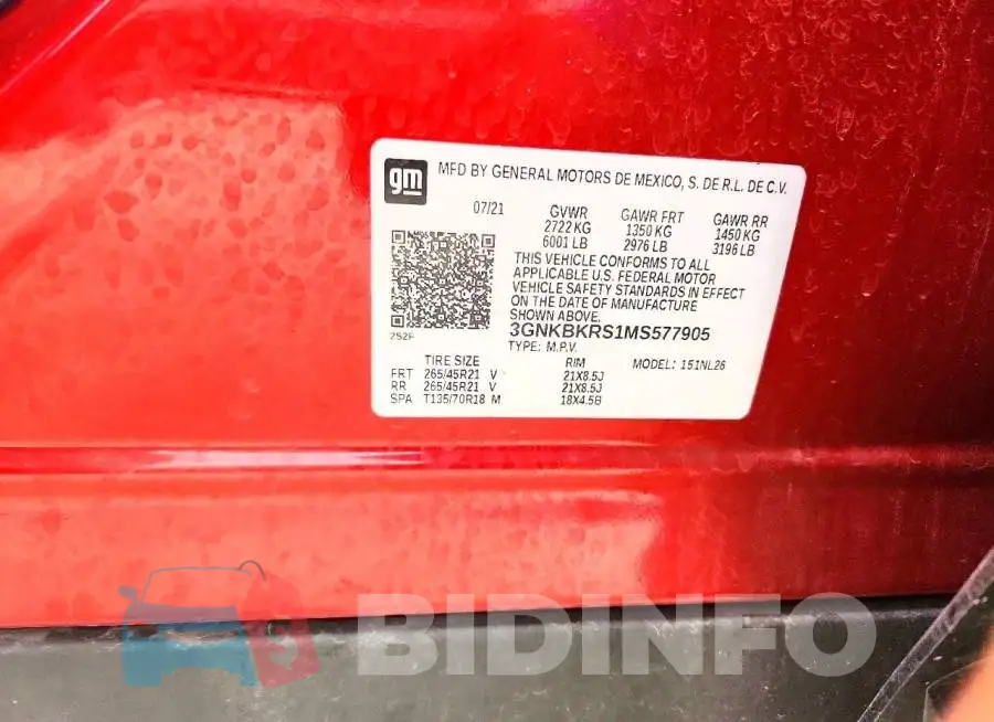 3GNKBKRS1MS577905 Photo# 13