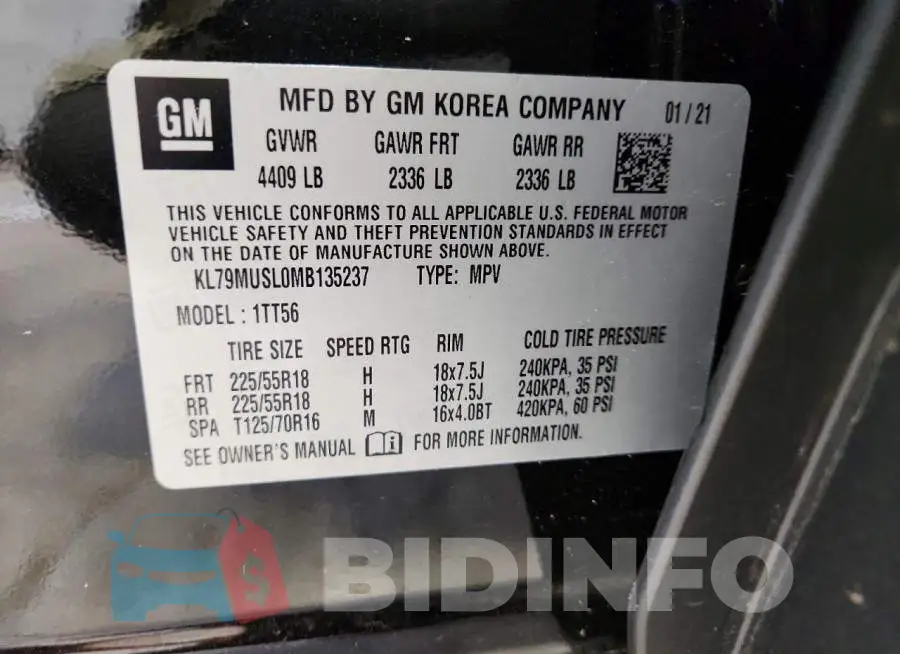 KL79MUSL0MB135237 Photo# 14