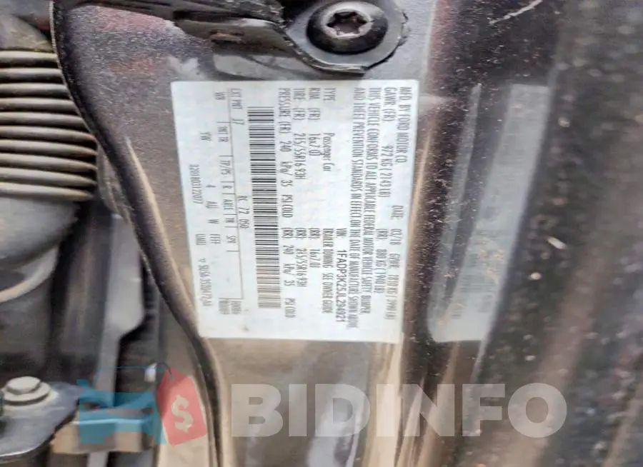 1FADP3K25JL294921 Photo# 12