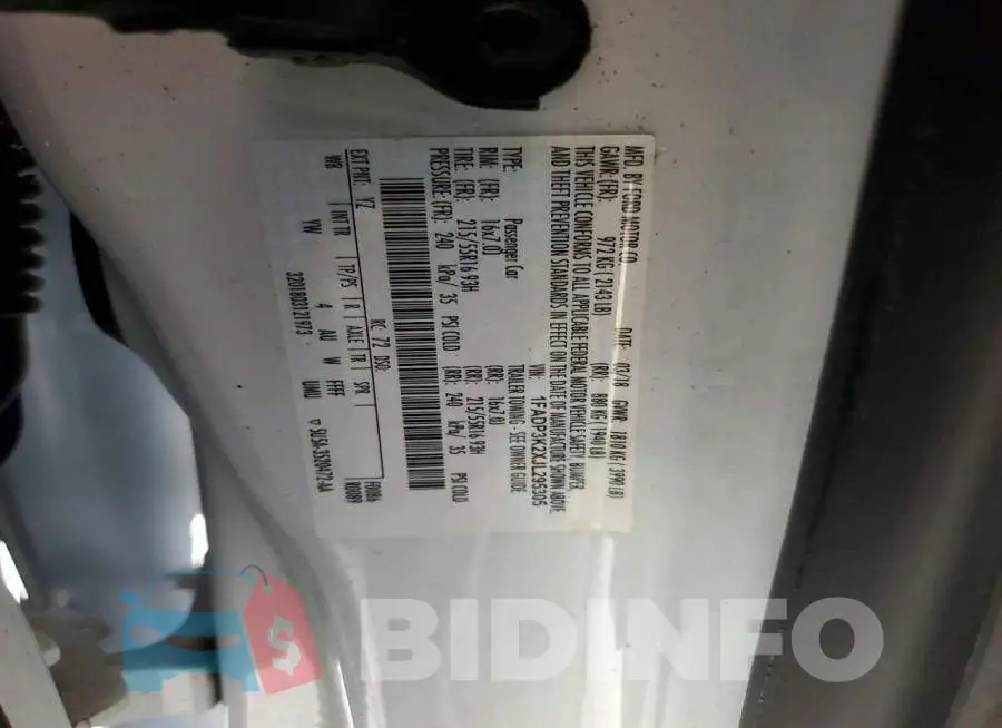 1FADP3K2XJL295305 Photo# 12
