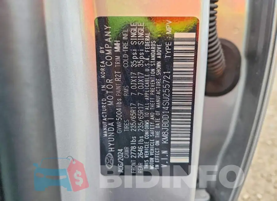 KM8JBDD14SU255721 Photo# 13