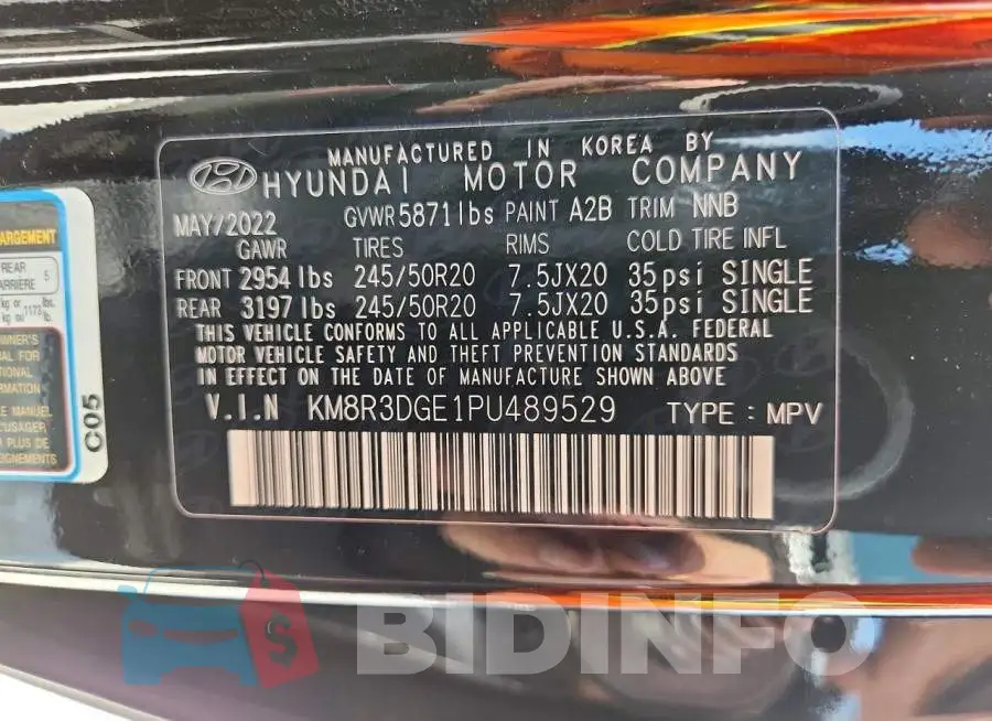 KM8R3DGE1PU489529 Photo# 12