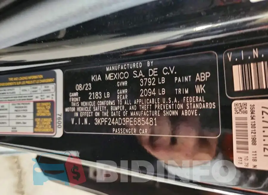 3KPF24AD3PE685481 Photo# 12