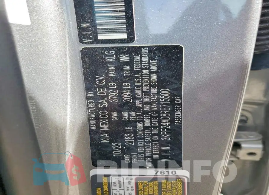 3KPF24AD8RE715500 Photo# 12