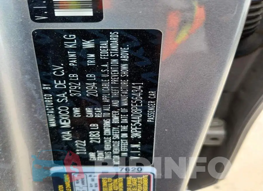 3KPF54AD8PE564341 Photo# 12
