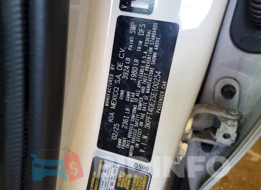 3KPFT4DE2SE100254 Photo# 13