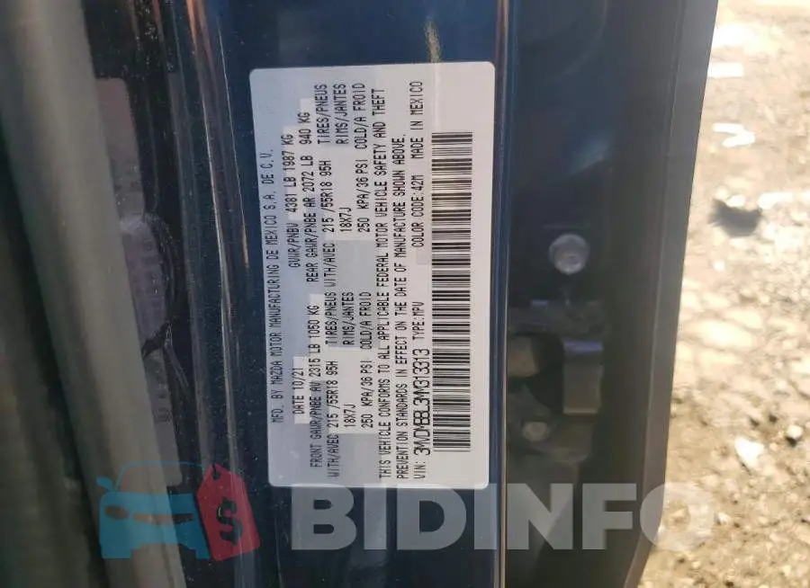3MVDMBBL3MM313313 Photo# 13