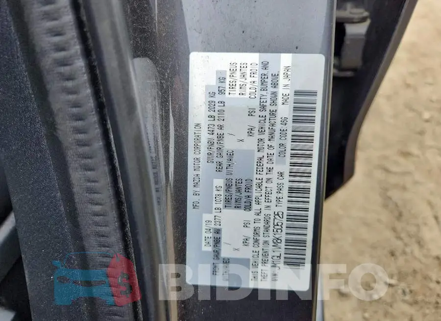 JM1GL1VM8K1505725 Photo# 12