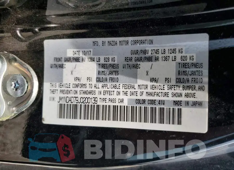 JM1NDAD79J0200139 Photo# 12