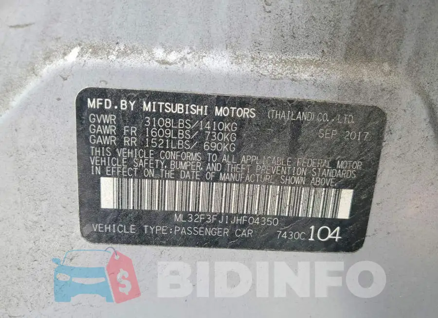 ML32F3FJ1JHF04350 Photo# 12