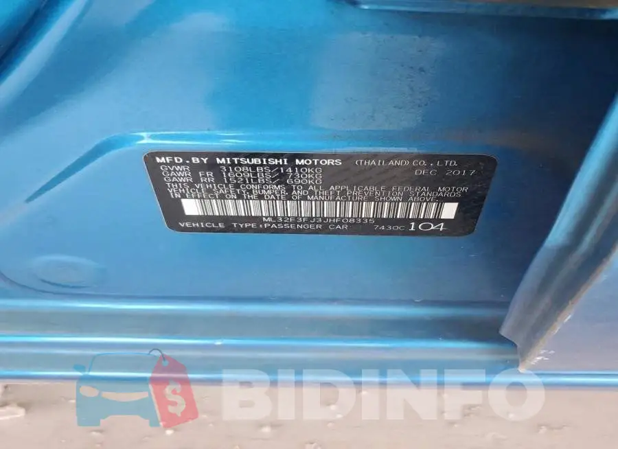 ML32F3FJ3JHF08335 Photo# 13