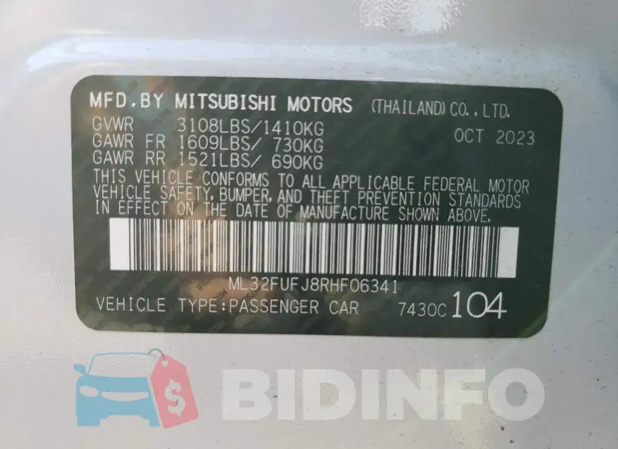 ML32FUFJ8RHF06341 Photo# 12