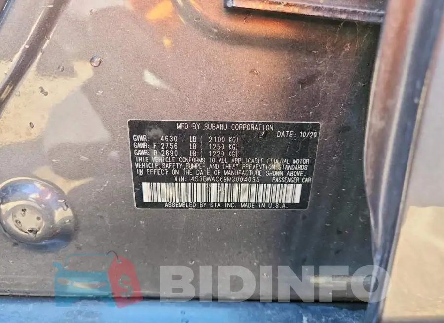 4S3BWAC69M3004095 Photo# 13