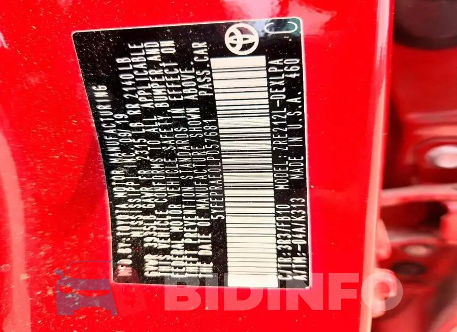 5YFEPRAE0LP057681 Photo# 13
