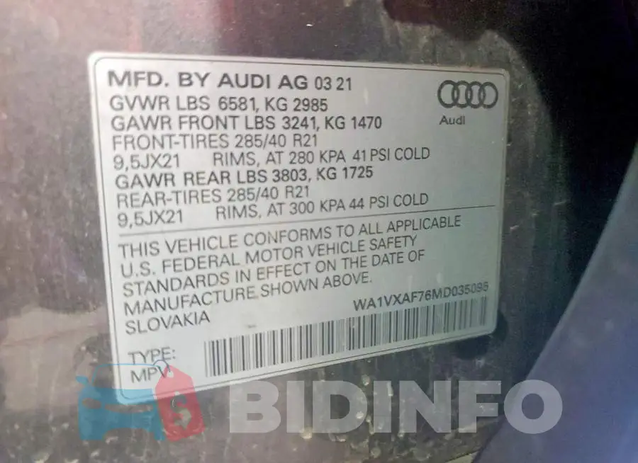 WA1VXAF76MD035095 Photo# 13