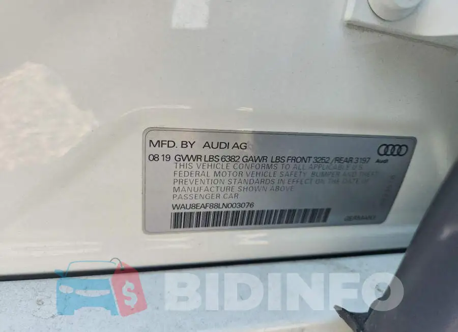 WAU8EAF88LN003076 Photo# 12