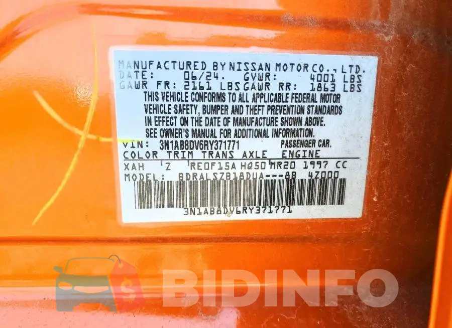 3N1AB8DV6RY371771 Photo# 12