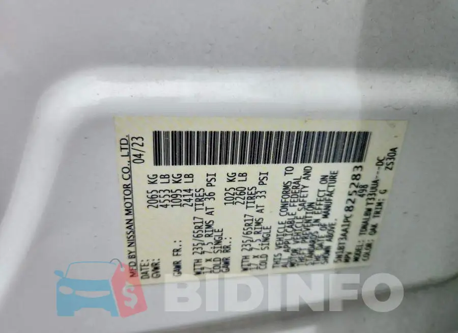 5N1BT3AA1PC825283 Photo# 14