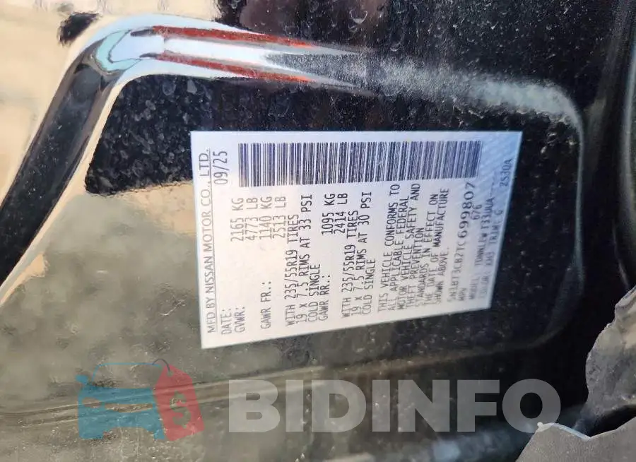 5N1BT3CB2TC699807 Photo# 13