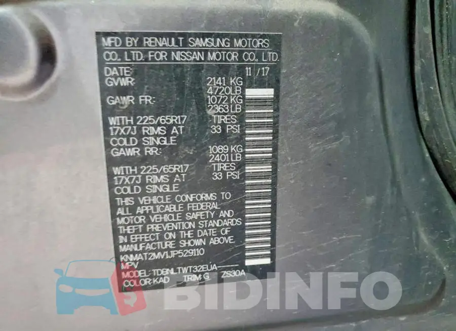 KNMAT2MV1JP529110 Photo# 13