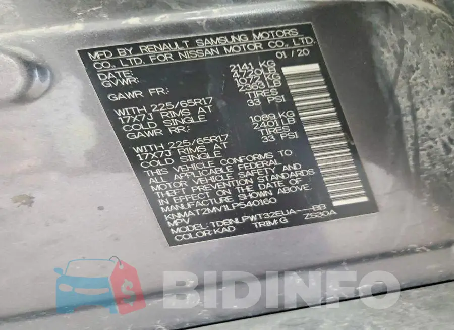 KNMAT2MV1LP540160 Photo# 13