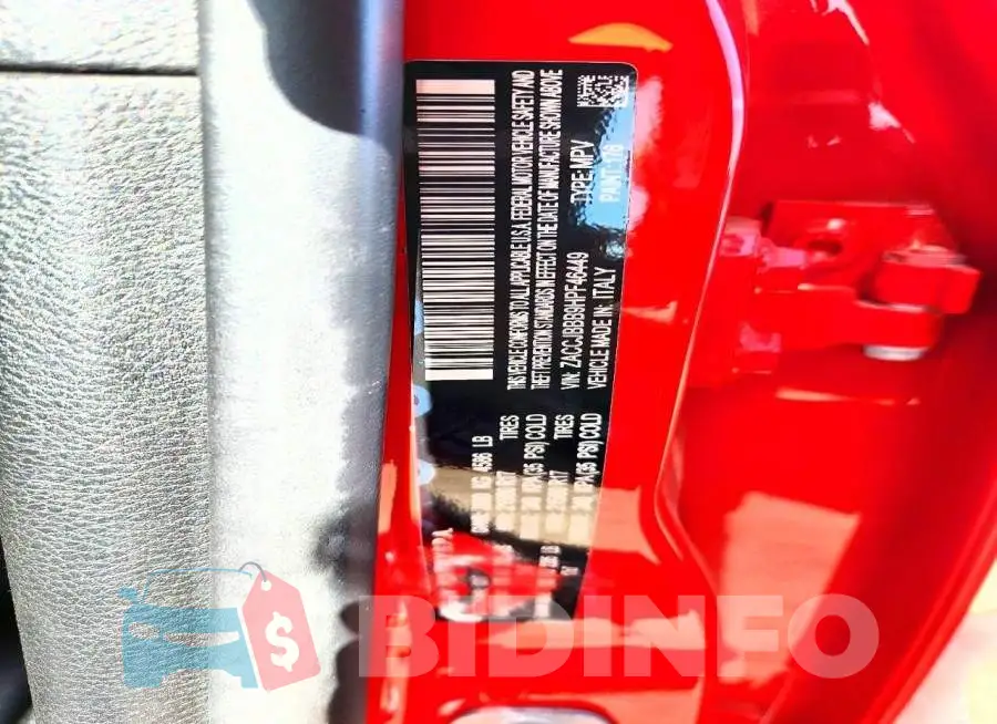 ZACCJBBB9HPF46449 Photo# 12