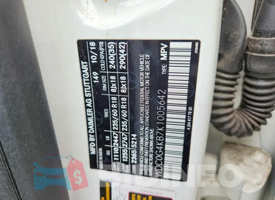 WDC0G4KB7K1005642 Photo# 13
