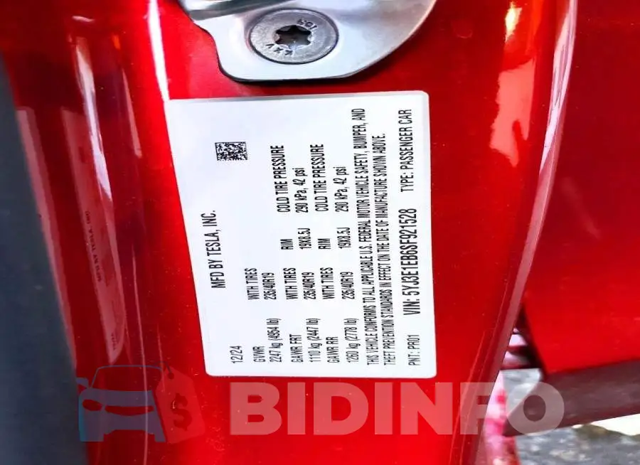 5YJ3E1EB6SF921528 Photo# 12