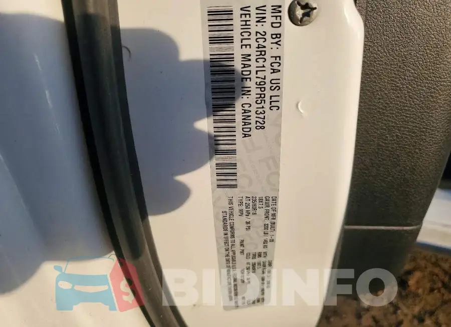 2C4RC1L79PR513728 Photo# 13