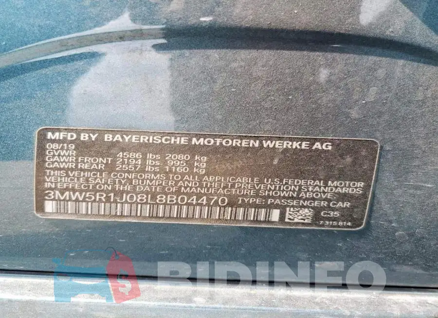 3MW5R1J08L8B04470 Photo# 12
