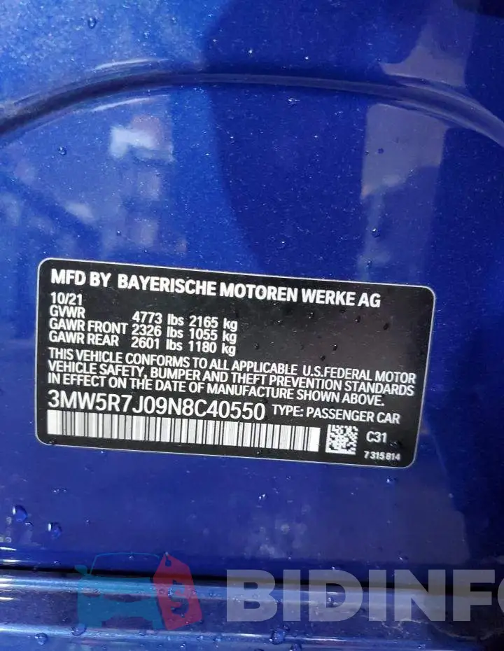 3MW5R7J09N8C40550 Photo# 12