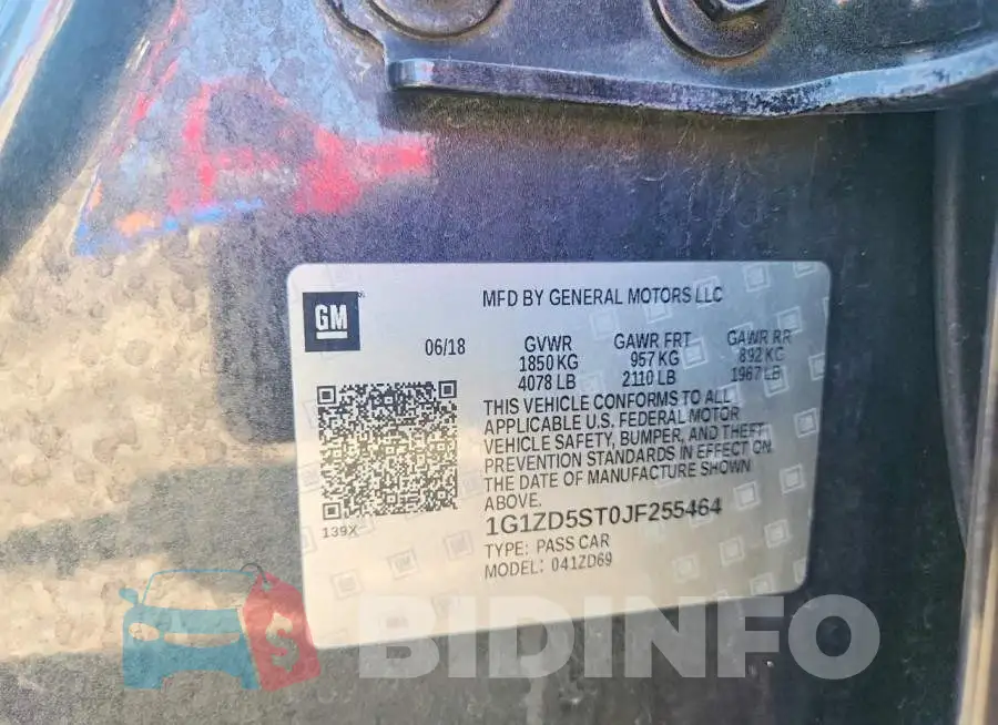 1G1ZD5ST0JF255464 Photo# 13