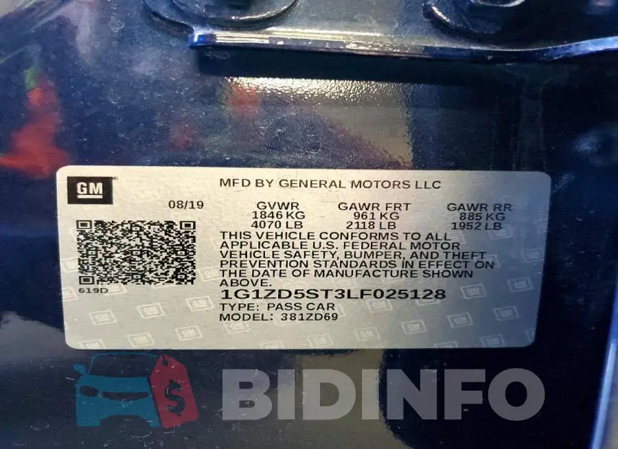 1G1ZD5ST3LF025128 Photo# 12