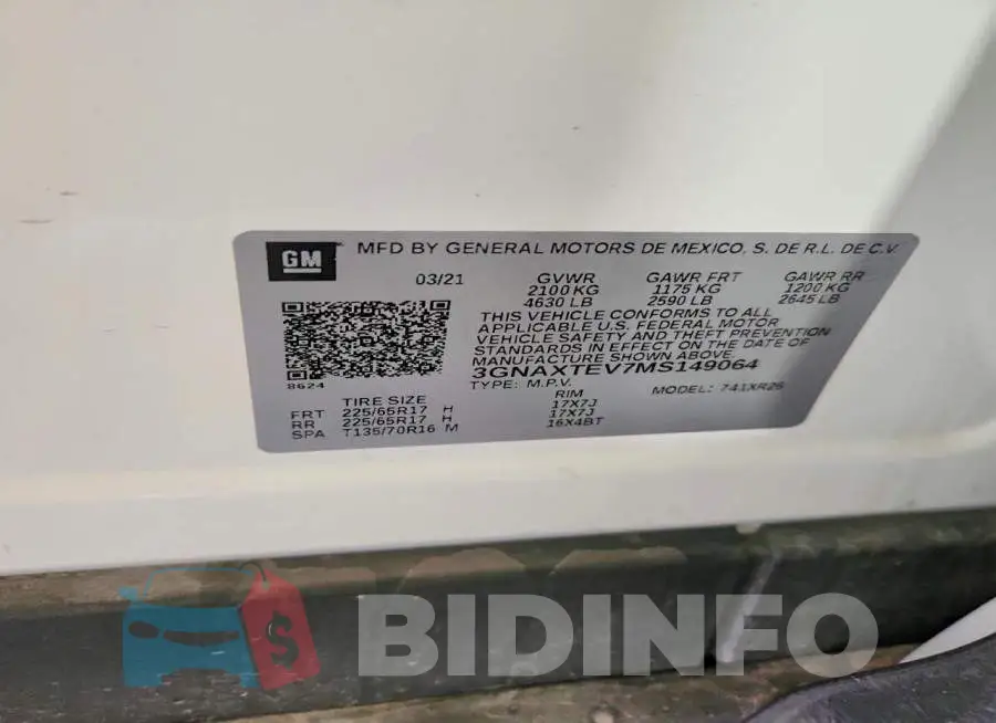 3GNAXTEV7MS149064 Photo# 13