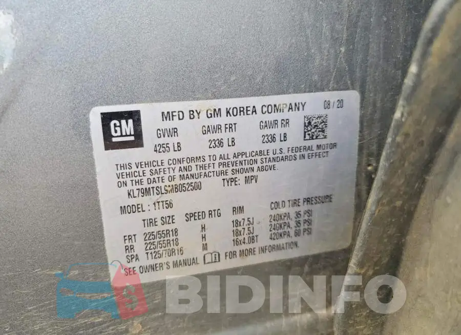 KL79MTSL9MB052500 Photo# 12