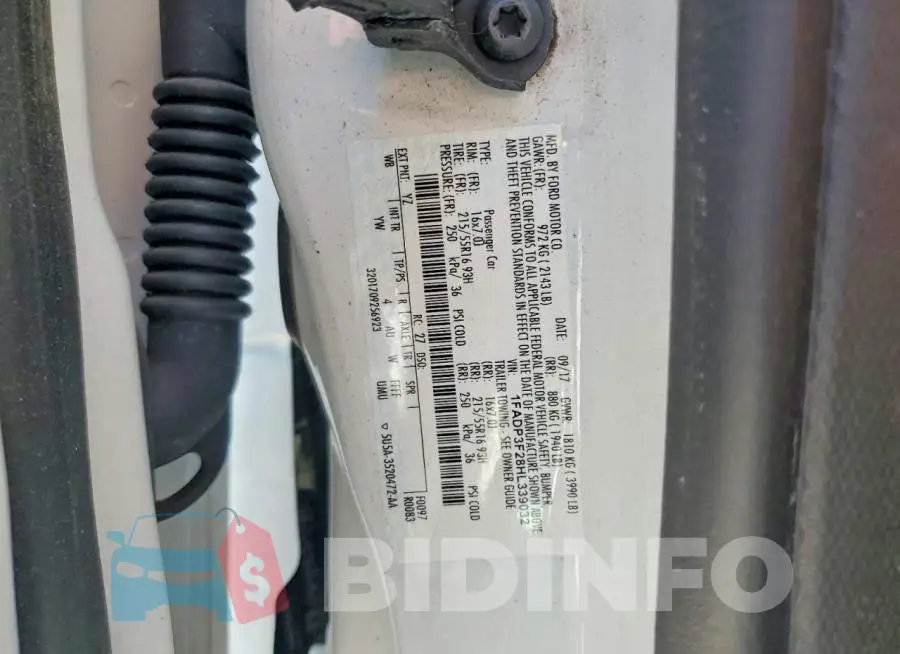 1FADP3F28HL339032 Photo# 12