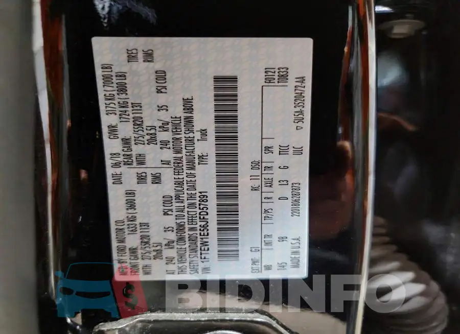 1FTEW1E56JFD57891 Photo# 12