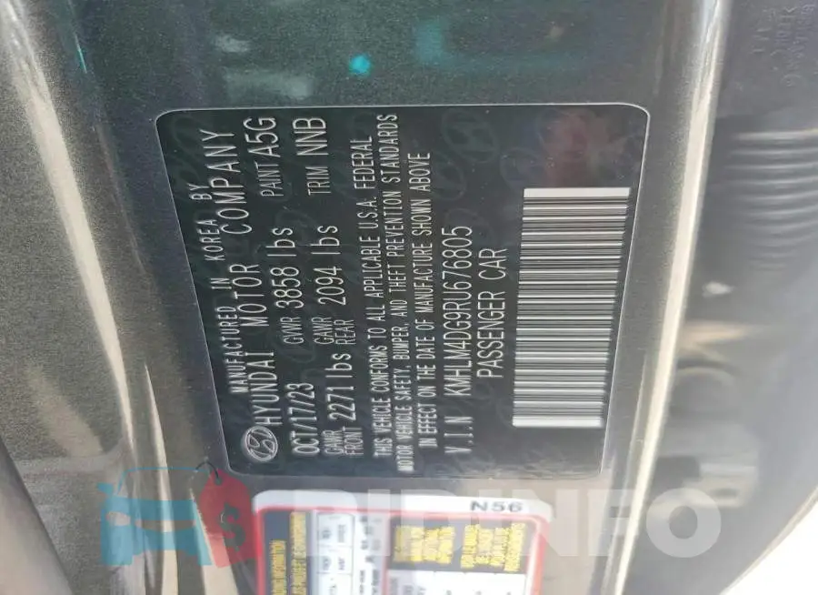 KMHLM4DG9RU676805 Photo# 12