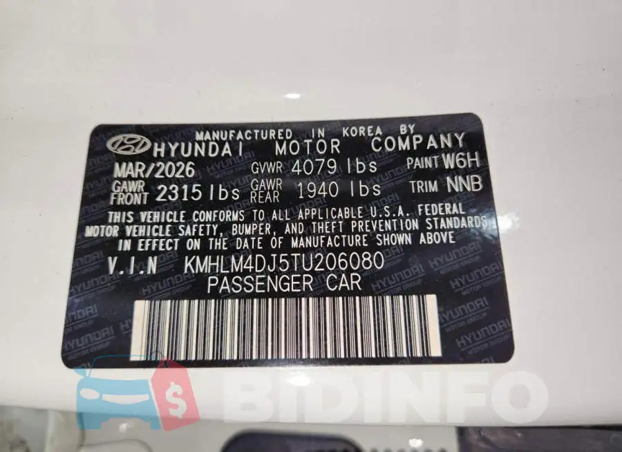 KMHLM4DJ5TU206080 Photo# 12