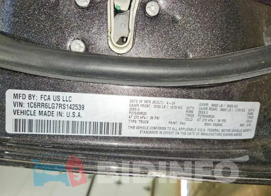 1C6RR6LG7RS142539 Photo# 12