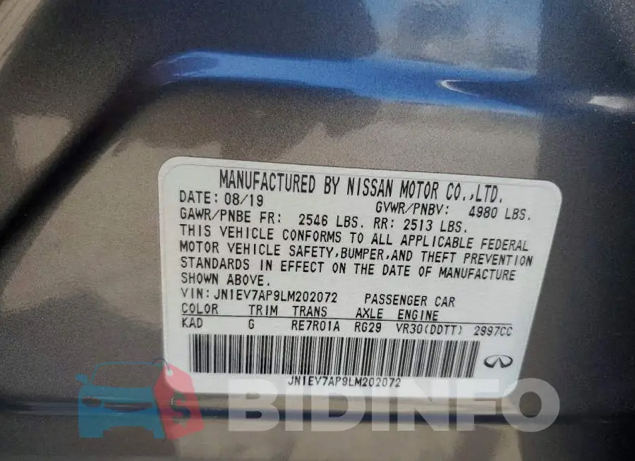 JN1EV7AP9LM202072 Photo# 12