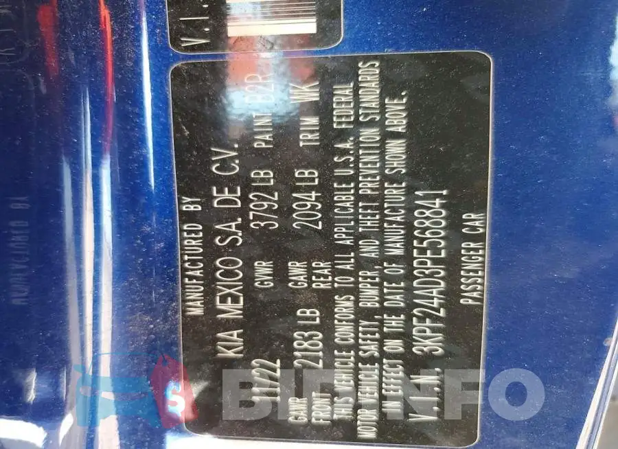 3KPF24AD3PE568841 Photo# 12