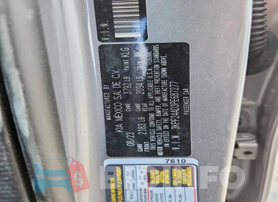 3KPF24AD3PE687277 Photo# 12
