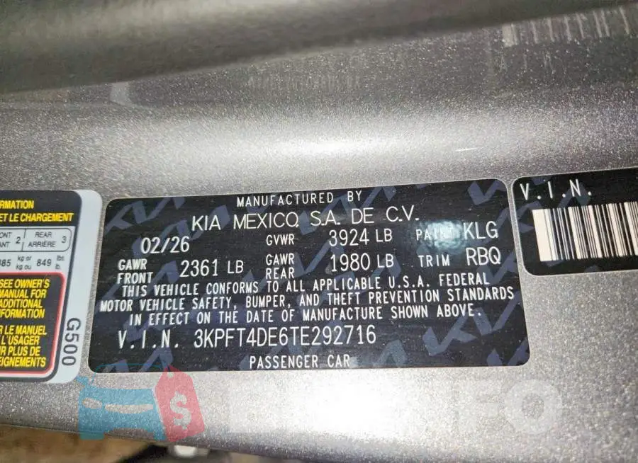 3KPFT4DE6TE292716 Photo# 12