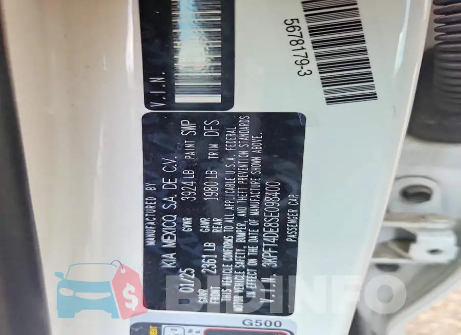 3KPFT4DE8SE098400 Photo# 13