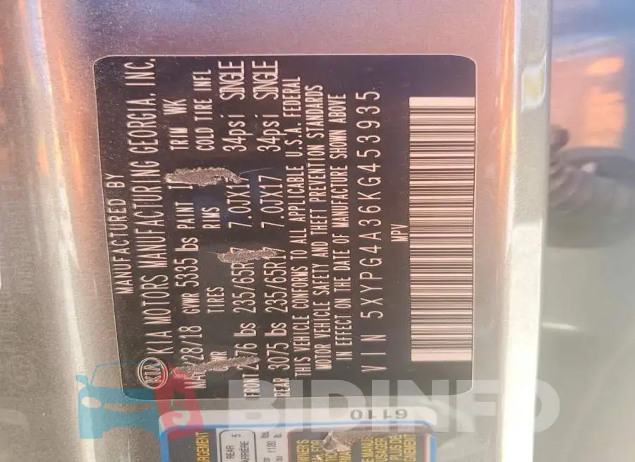 5XYPG4A36KG453935 Photo# 13